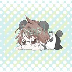 パンダのミニキャラSNSアイコン