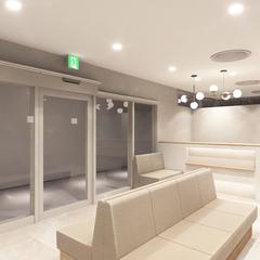 クリニック受付　3DCGパース　03