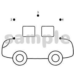 乗りもの点つなぎ