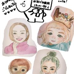 アナログ似顔絵作成