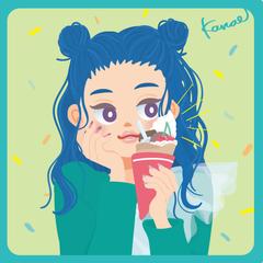 バストアップイラスト
