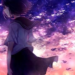 夕方から夜へ。