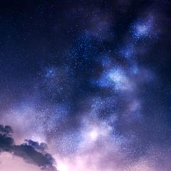冬の夜空。