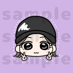SNS用アイコンのイラスト作成