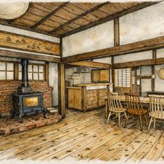 内観パースの作成②