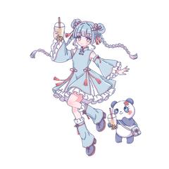 全身キャラクターイラスト