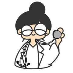 お医者さんのアイコン作成