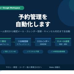 Make×Googleで予約管理を自動化したシステム