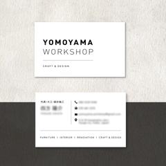 YOMOYAMA WORKSHOP様　名刺