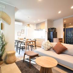 サウナ付きリゾート民泊施設のインテリアコーディネート