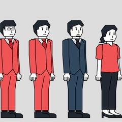 会社員キャラクターイラスト
