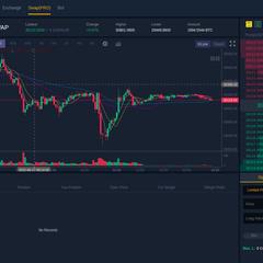 BTC/USDT のスワップ取引画面を用いたトレード分析