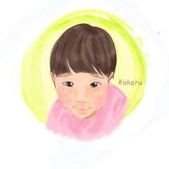 今しかない表情を残す似顔絵