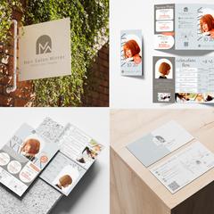 美容室のトータルデザイン制作しました