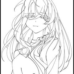 オリジナルキャラ(線画)