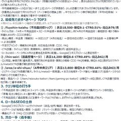 【サンプル①】地域ビジネスのSEO・集客診断レポート