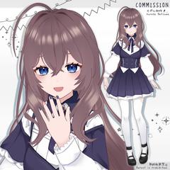 VRoidStudioで制作した3Dモデル