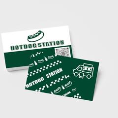 キッチンカーのショップカード