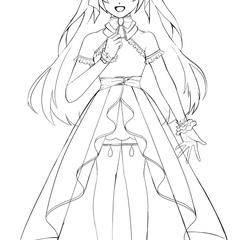 【作成途中】オリジナルIRIAMライバー用イラスト