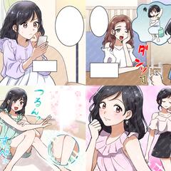 女性向け脱毛広告LP漫画作成