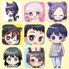 キャラクター作成・アイコン各種