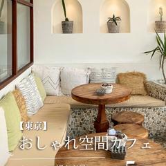 【自主制作】インテリアがお洒落なカフェのSNS投稿画像