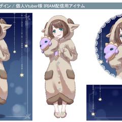 VTuberさまキャラクターデザイン及び付随アイテム制作