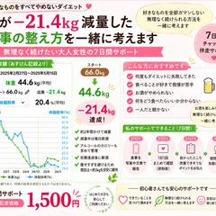 21.4kg減量の実体験と食事サポート