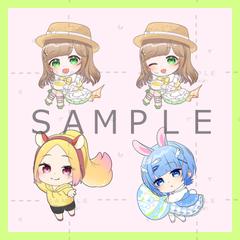 デフォルメイラスト実績