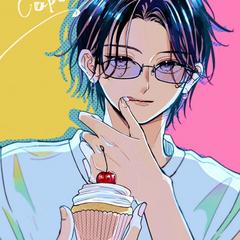 カップケーキと男子