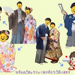 Weddingmovie用のドット絵作成例です✍︎