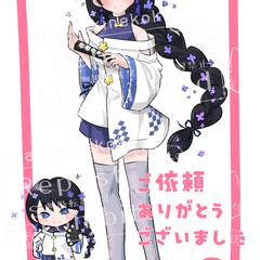 立ち絵イラスト実績1