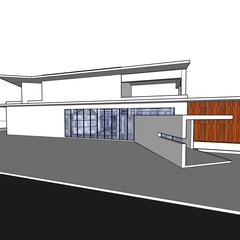 sketchupを利用した外観パース作成