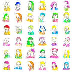 original似顔絵100人チャレンジ