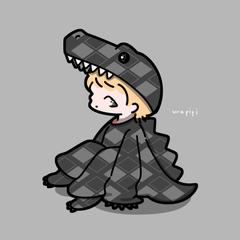 和柄モダンワニ