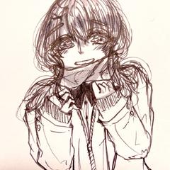 一発描き女の子
