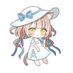 七宮まちか「白ワンピース」スタイル