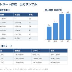 Excel月次レポート作成ツール