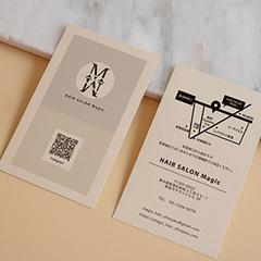 ヘアーサロン様　ショップカード