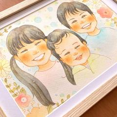 ふんわりかわいい似顔絵