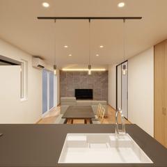 LDK内観パース制作