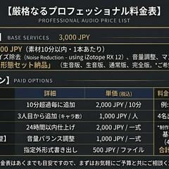 【料金・オプション一覧】技術と品質を保証する標準仕様