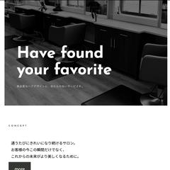 美容室・サロン向けのWordPressサイト