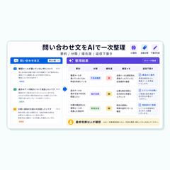 問い合わせ・日報をAIで一次整理するデモ
