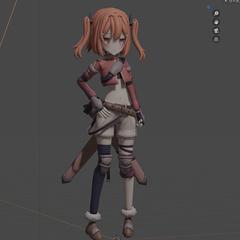 3Dの人物キャラクター
