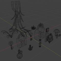 ゲーム用のプロップ（ワイヤー）