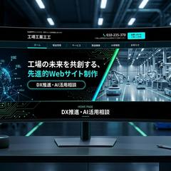 町工場向けHP・DX推進サイト制作
