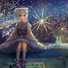 猫音ゆち様からのご依頼。歌ってみたサムネイルイラスト制作