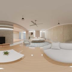 3DCGソフトにて部屋をモデリング