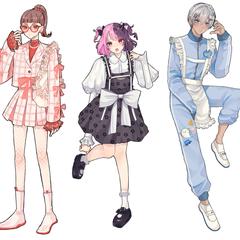 立ち絵（全身絵）サンプル